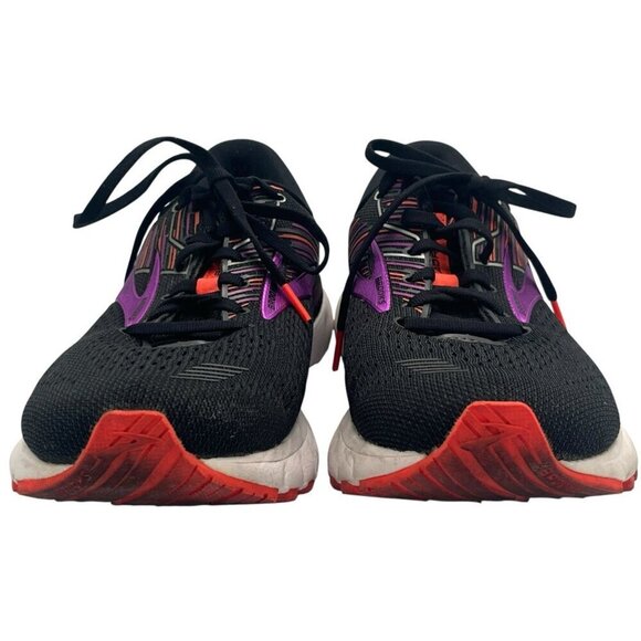 Brooks Adrenaline GTS 19 Womens 11B Athletic Running Shoes Sneaker Black Purple - Picture 4 of 16